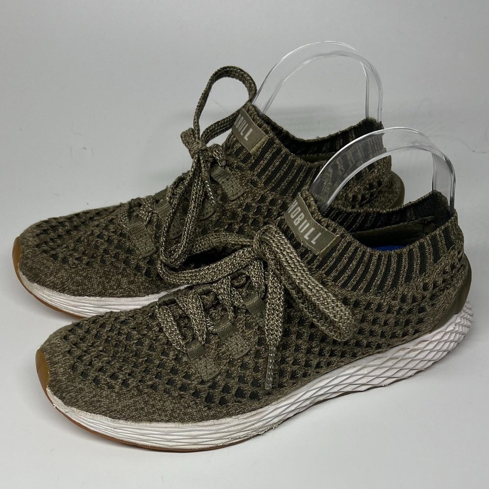 NO BULL Gray/Army Green Diamond Knit Runners